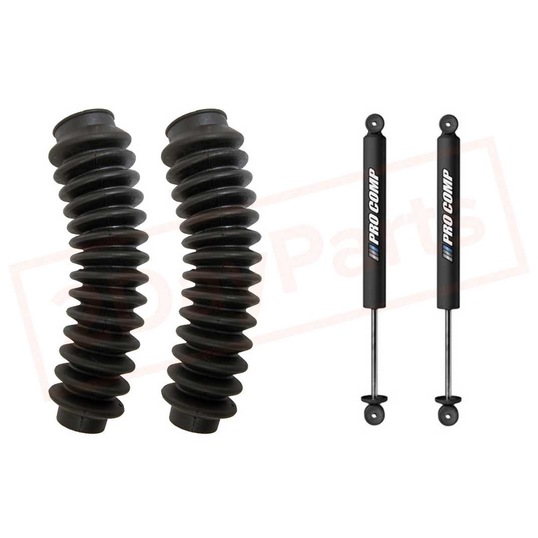 Image Kit of 2 Pro Comp Rear Gas Shocks & Boots for Dodge Ram 2500 1994-02 2WD part in Shocks & Struts category
