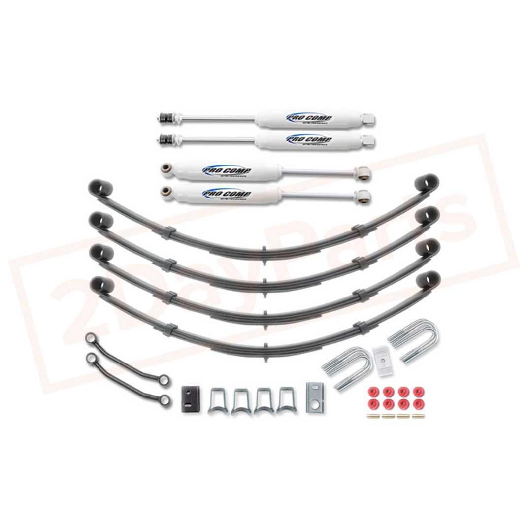 Image Pro Comp 2.5" Lift Kit w/ES Shocks For 1987-1996 Jeep Wrangler YJ (K3061B) part in Lift Kits & Parts category