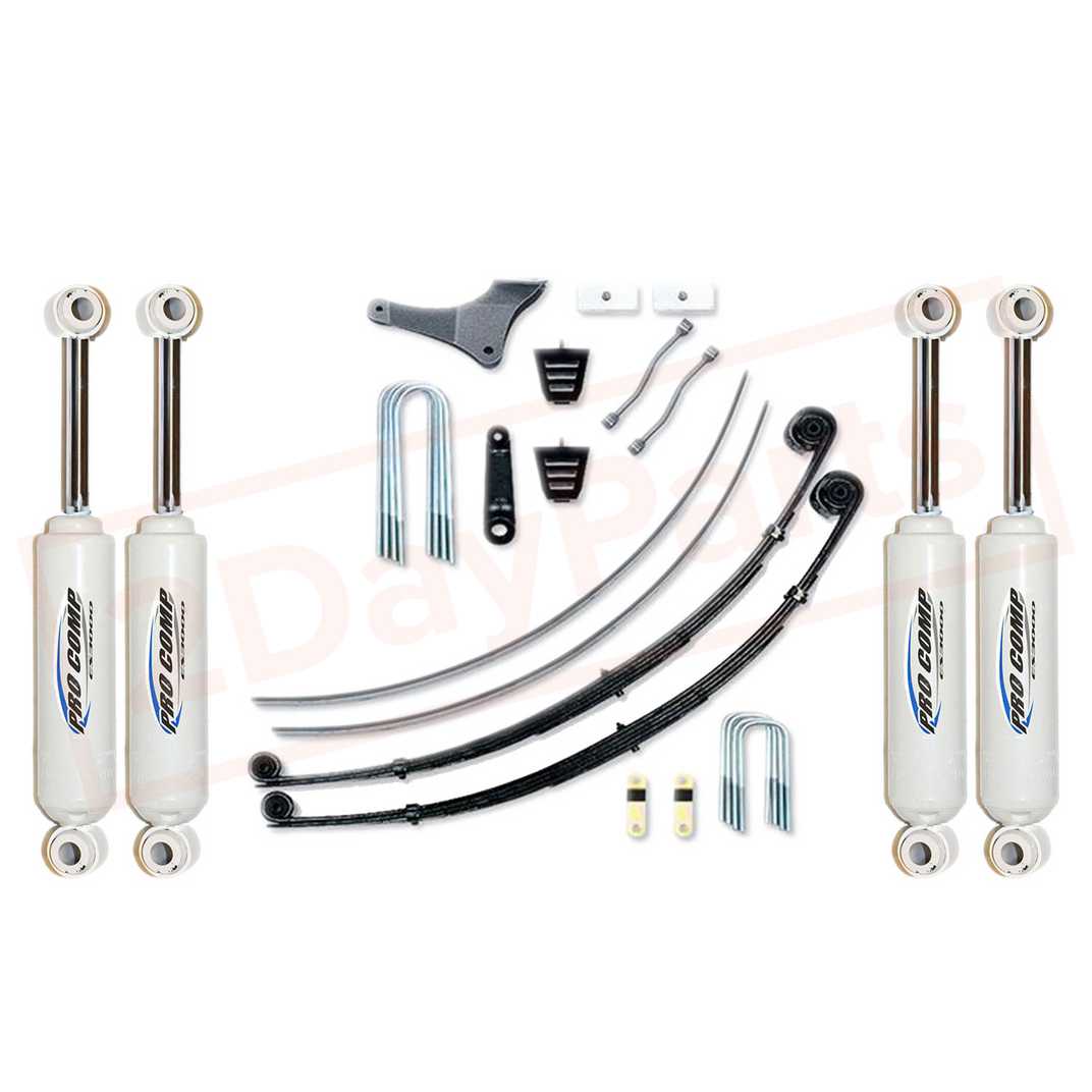 Image Pro Comp 4" Lift Kit 99-04 Ford F250/F350 w/2.5" Factory Blocks/1 Pc Driveshaft part in Lift Kits & Parts category