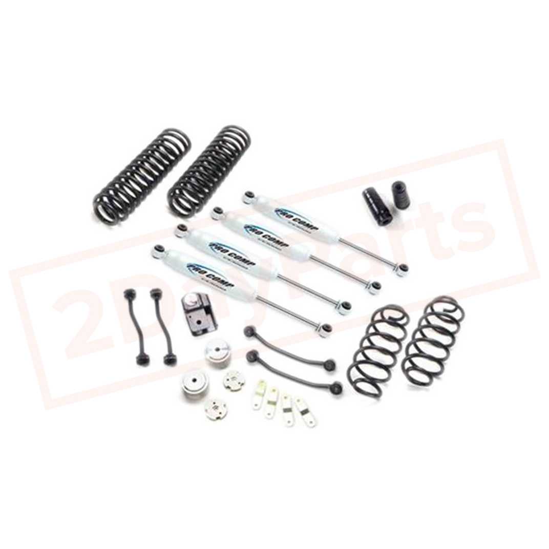 Image Pro Comp 4" Lift Kit Stage I w/ES Shocks For 2007-2018 Jeep Wrangler JK 2Dr 4WD part in Lift Kits & Parts category