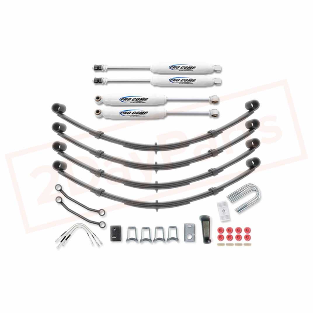 Image Pro Comp 4" Lift Kit w/ES Shocks For 1987-1996 Jeep Wrangler YJ (K3062B) part in Lift Kits & Parts category