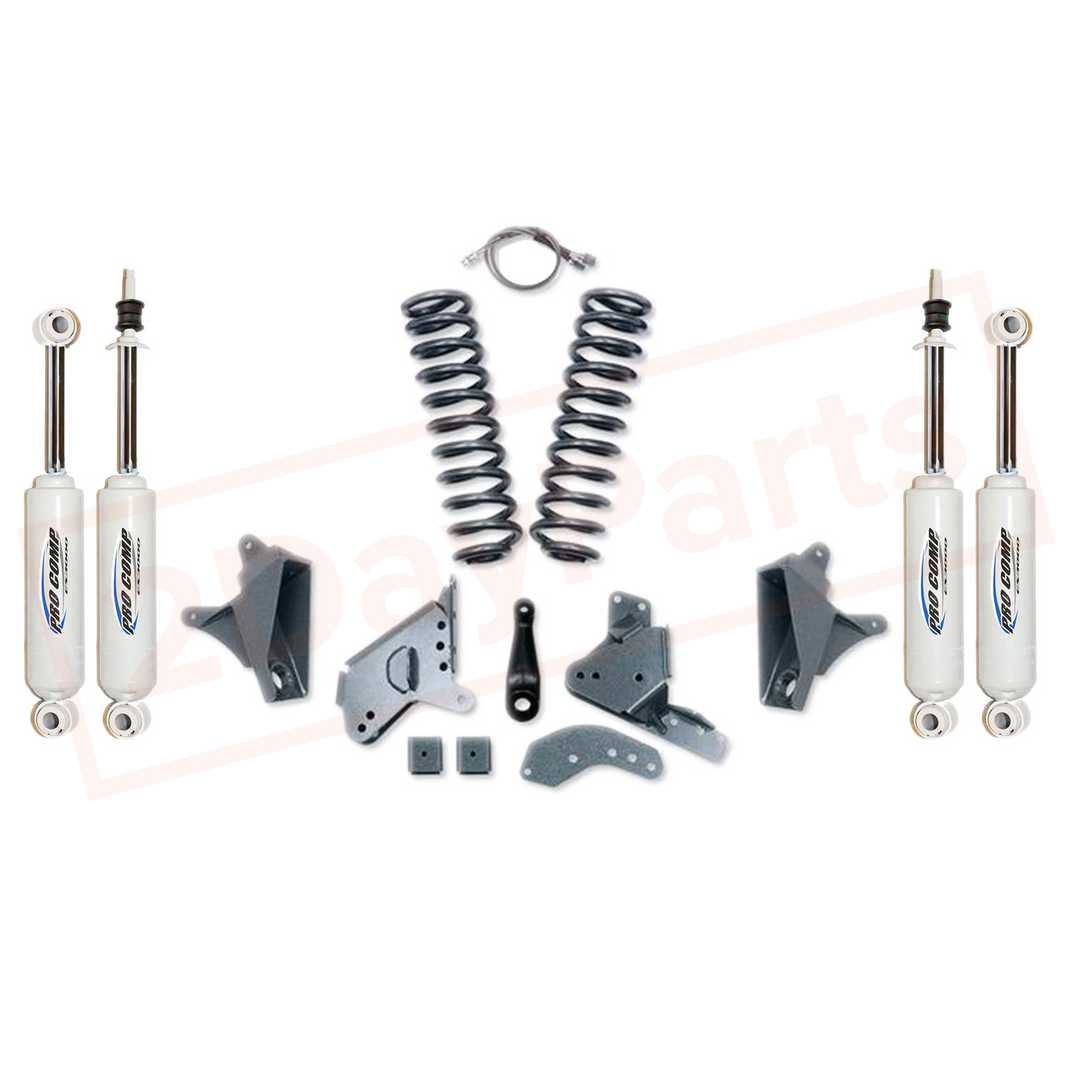 Image Pro Comp 4" Lift Kit w/ES Shocks/Rear Blocks 90-96 Ford F-150 2WD (Extended Cab) part in Lift Kits & Parts category