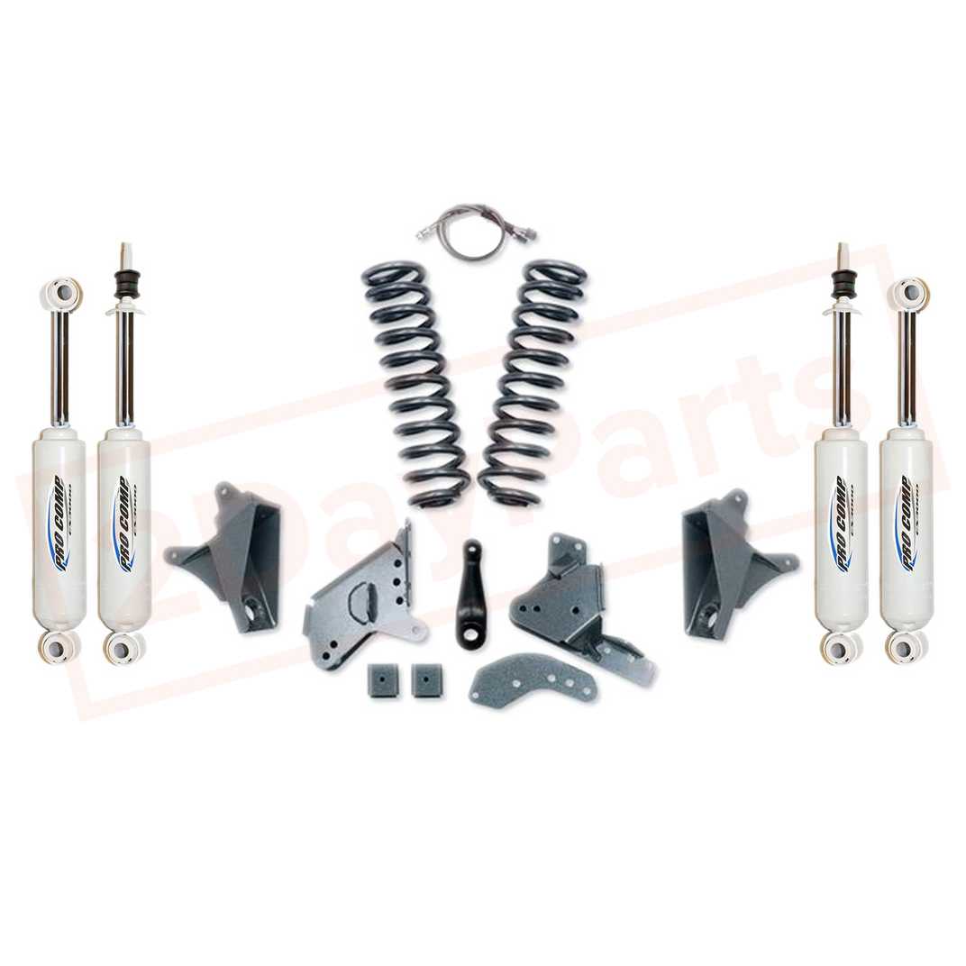 Image Pro Comp 4" Lift Kit w/ES Shocks/Rear Blocks 90-96 Ford F-150 2WD (Standard Cab) part in Lift Kits & Parts category