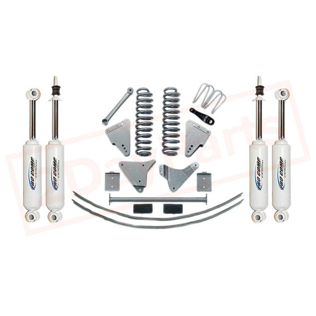 Image Pro Comp 6" Lift Kit w/ES Shocks/Rear Add-A-Leaf 1999-04 Ford F250/F350 2WD Gas part in Lift Kits & Parts category