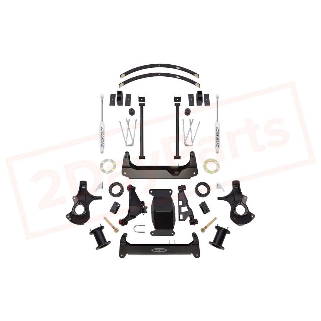 Image Pro Comp 6" Lift Kit w/ Rear ES Shocks For 2014-16 GM Silverado/Sierra 1500 4WD part in Lift Kits & Parts category