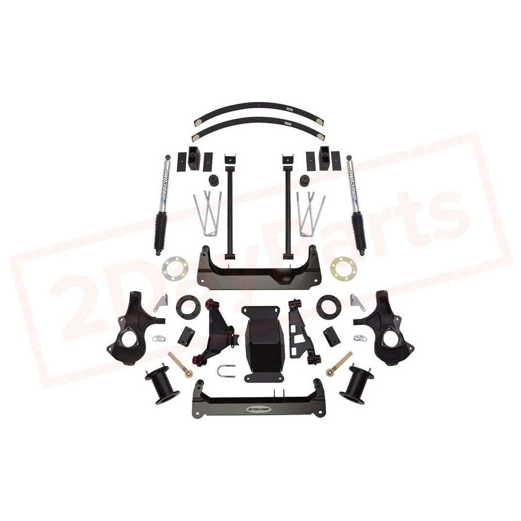Image Pro Comp 6" Lift Kit w/Rear Pro-Runner Shocks 16-18 GM Silverado/Sierra 1500 4WD part in Lift Kits & Parts category