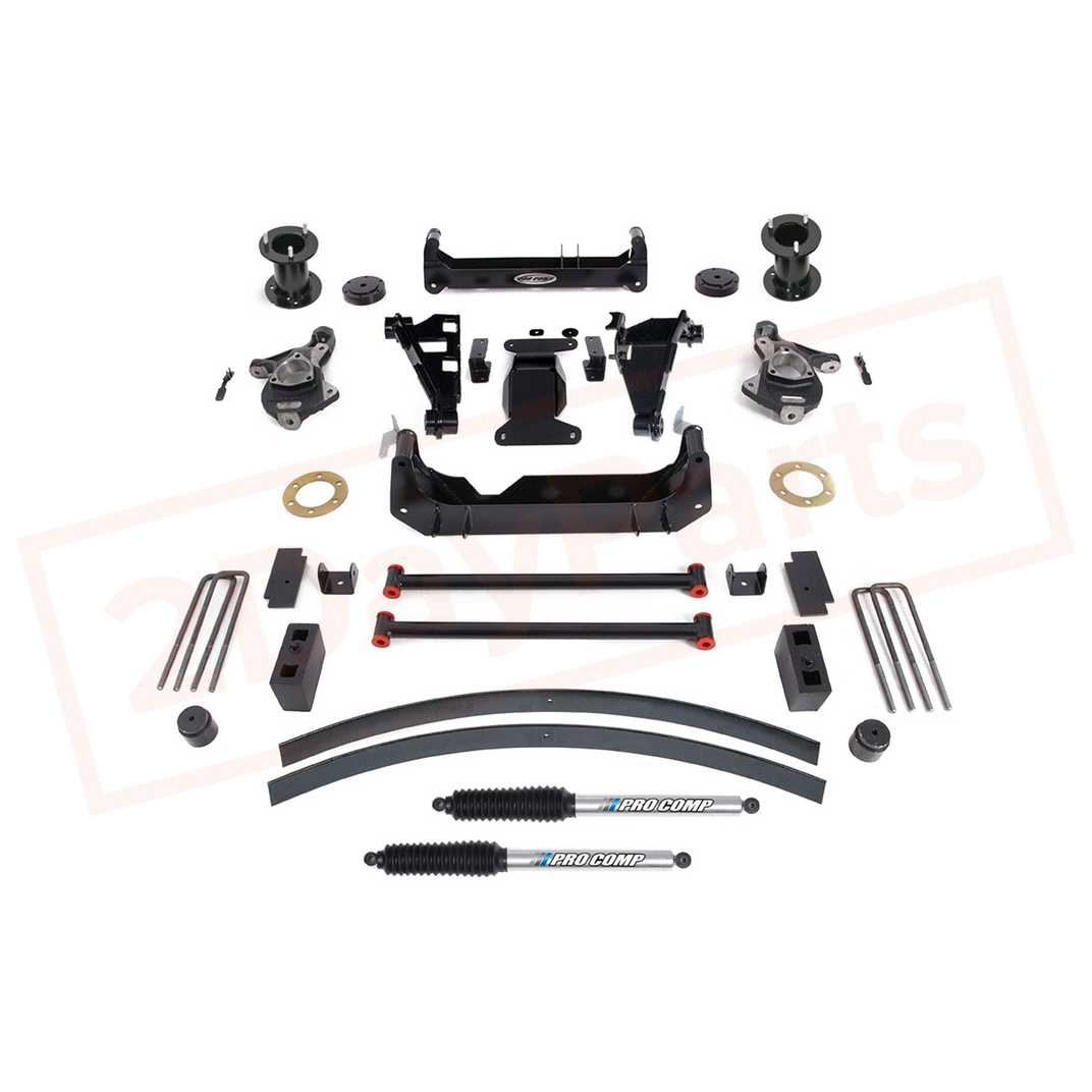 Image Pro Comp 6" Lift Kit With Rear Pro-Runner Shocks 14-16 GM Silverado/Sierra 1500 4WD part in Lift Kits & Parts category