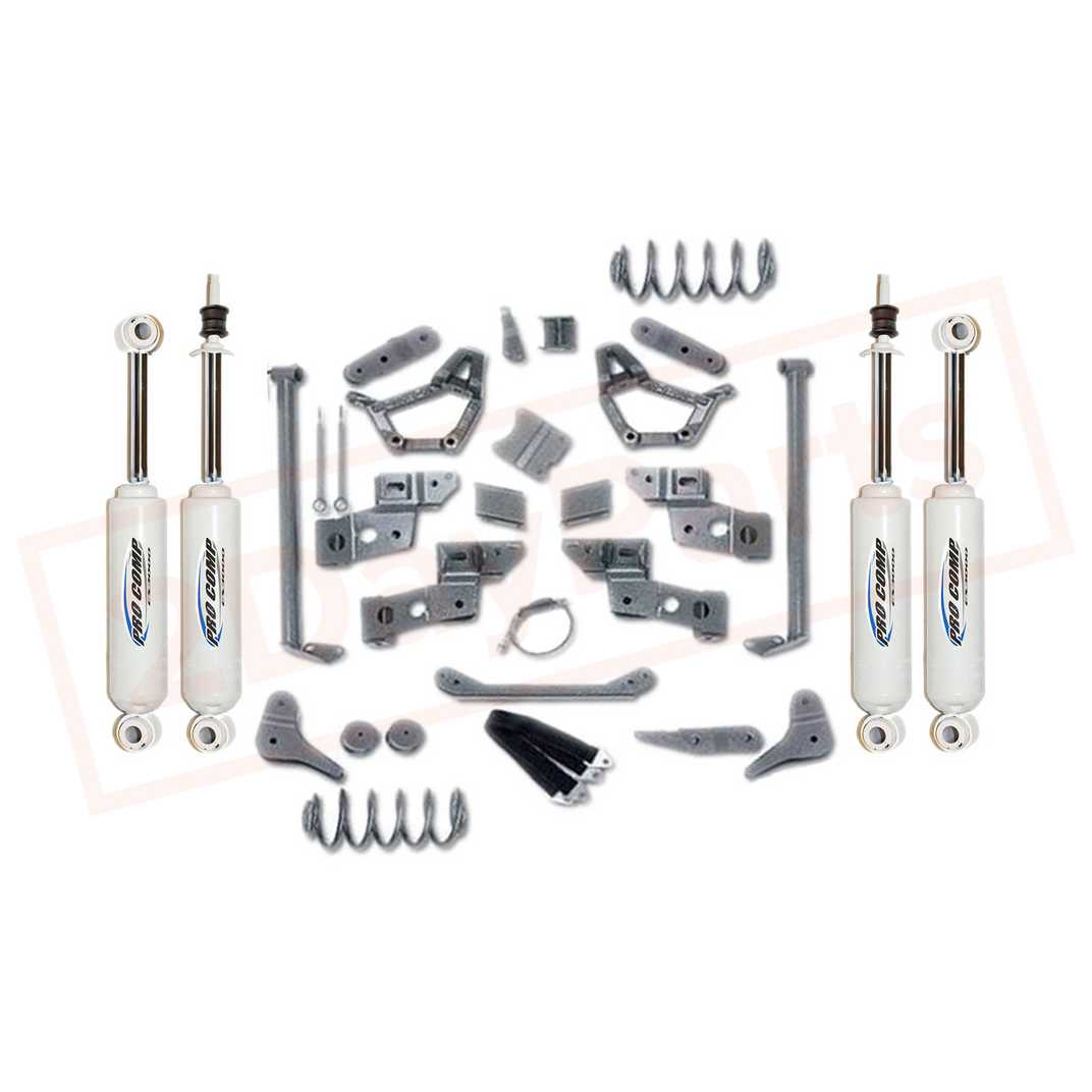Image ProComp 4" Lift Kit StageII w/Shocks for Toyota 4Runner 4WD (K5061B) 1990-1995  part in Lift Kits & Parts category