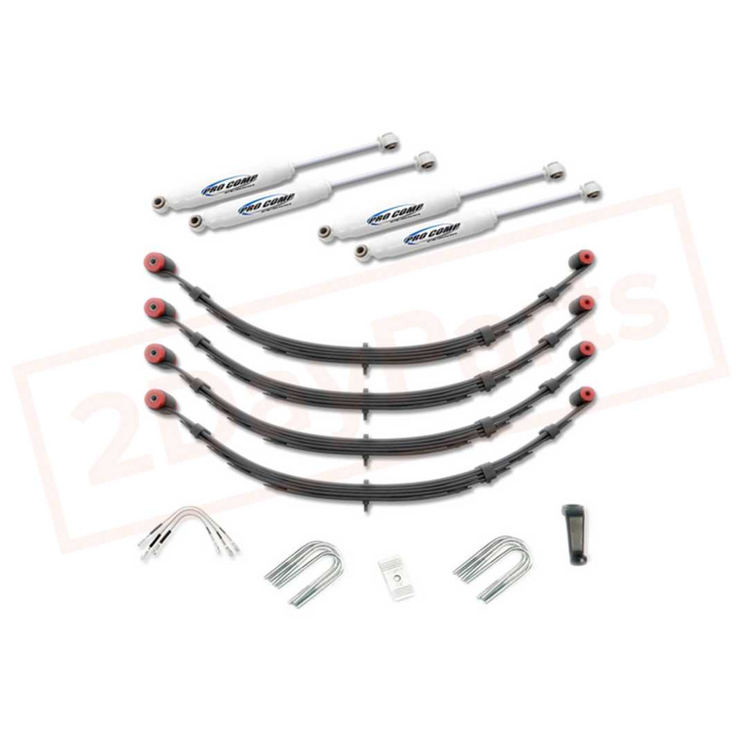 Image ProComp 4" Lift Kit w/ES Shocks for 76-81 Jeep CJ w/Disk Brakes&AMC 20 Rear Axle part in Lift Kits & Parts category