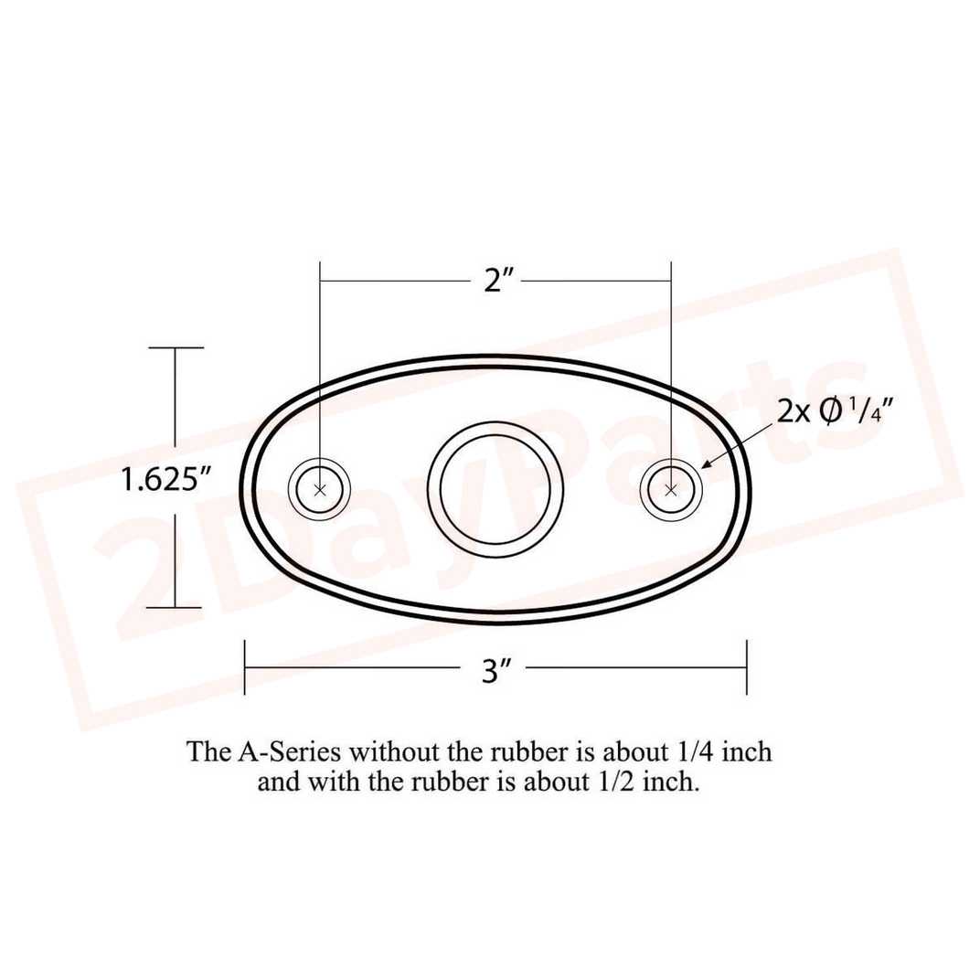 Image 1 RIGID A Series High Power Pair 48223 part in Fog/Driving Lights category