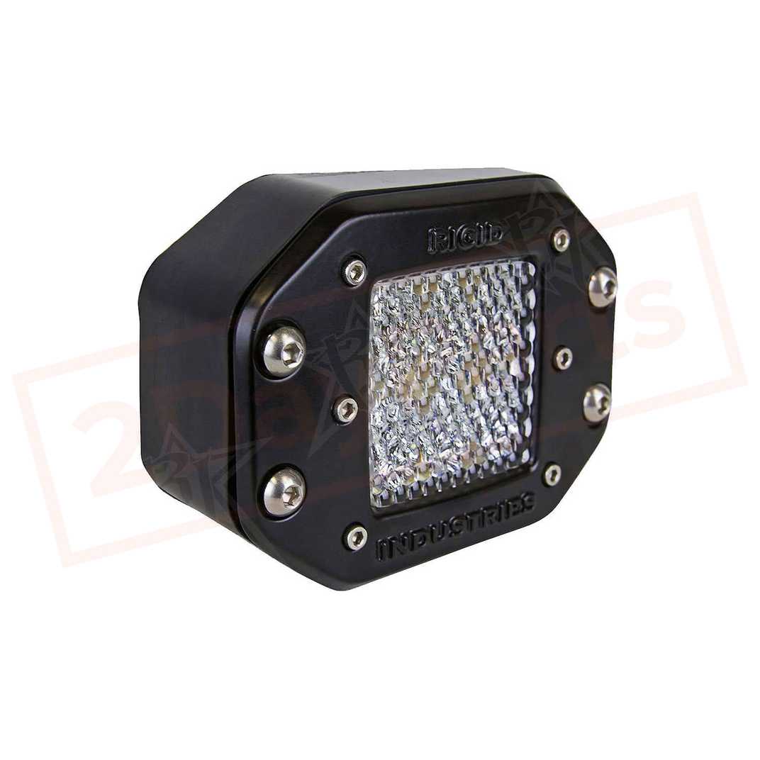 Image 1 RIGID D Series Angled Flush Mount (Left / Right) 49010 part in Fog/Driving Lights category