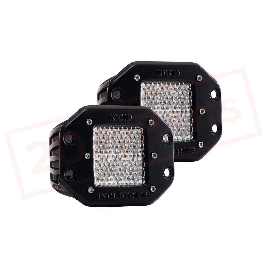 Image RIGID LED Light D2 Diffused Pair D Series HD for CHE Silverado 2500 HD 2001-2015 part in Fog/Driving Lights category