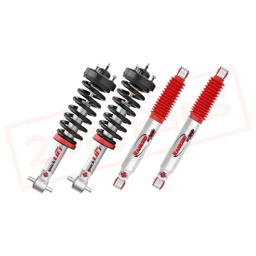 Image 2" Lift Rancho QuickLift Leveling Shocks for Chevy Silverado 1500 07-16 2WD/4WD part in Coilovers category