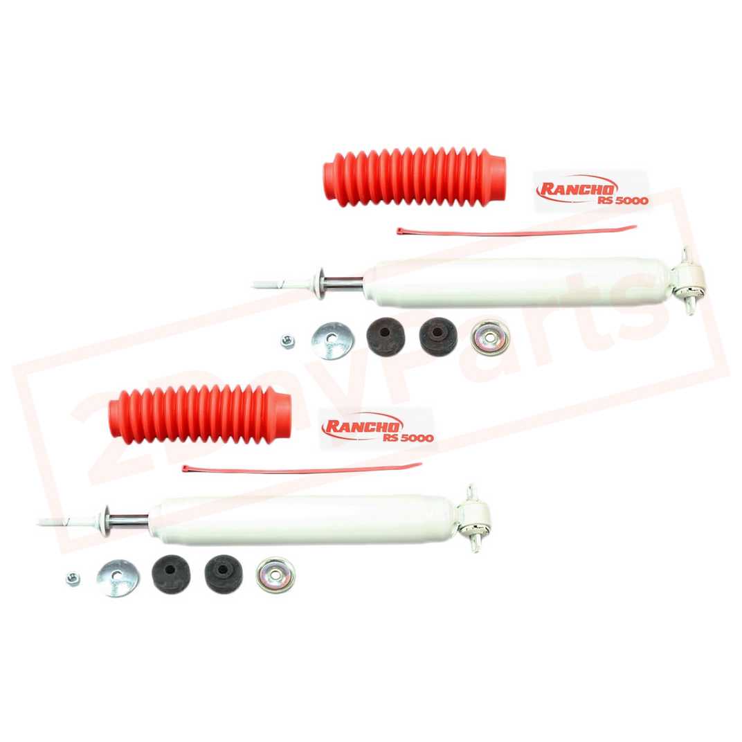 Image 86-92 Jeep Comanche Mid Size 2WD 3" Lift RS5000X Rancho Front Shocks part in Shocks & Struts category