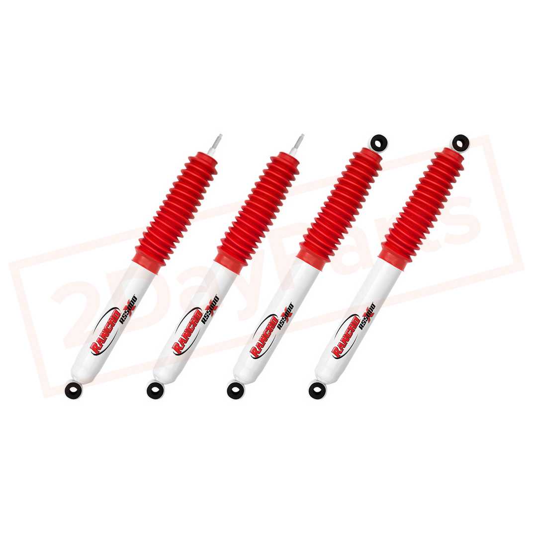 Image Kit of 4 Rancho 1-3" Lift Front & Rear RS5000X shocks for Ford Bronco 80-93 4WD part in Shocks & Struts category