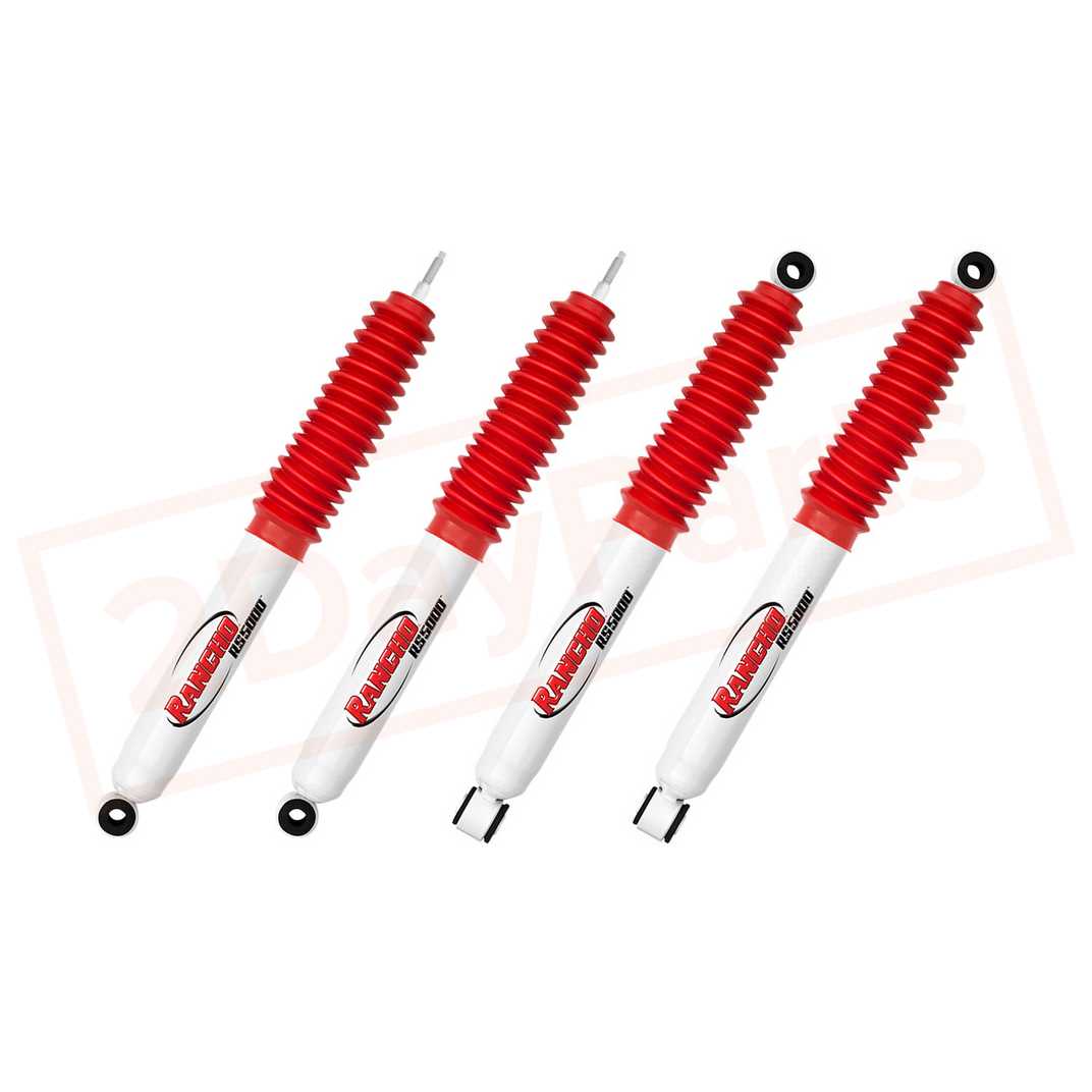 Image Kit of 4 Rancho 3" Lift Front & Rear RS5000X shocks for Ford Ranger 83-92 4WD part in Shocks & Struts category