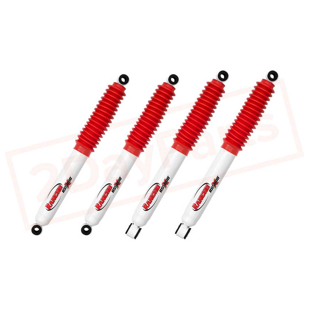 Image Kit of 4 Rancho Front & Rear RS5000X Gas Shocks for Chevrolet G20 4WD 70-95 part in Shocks & Struts category