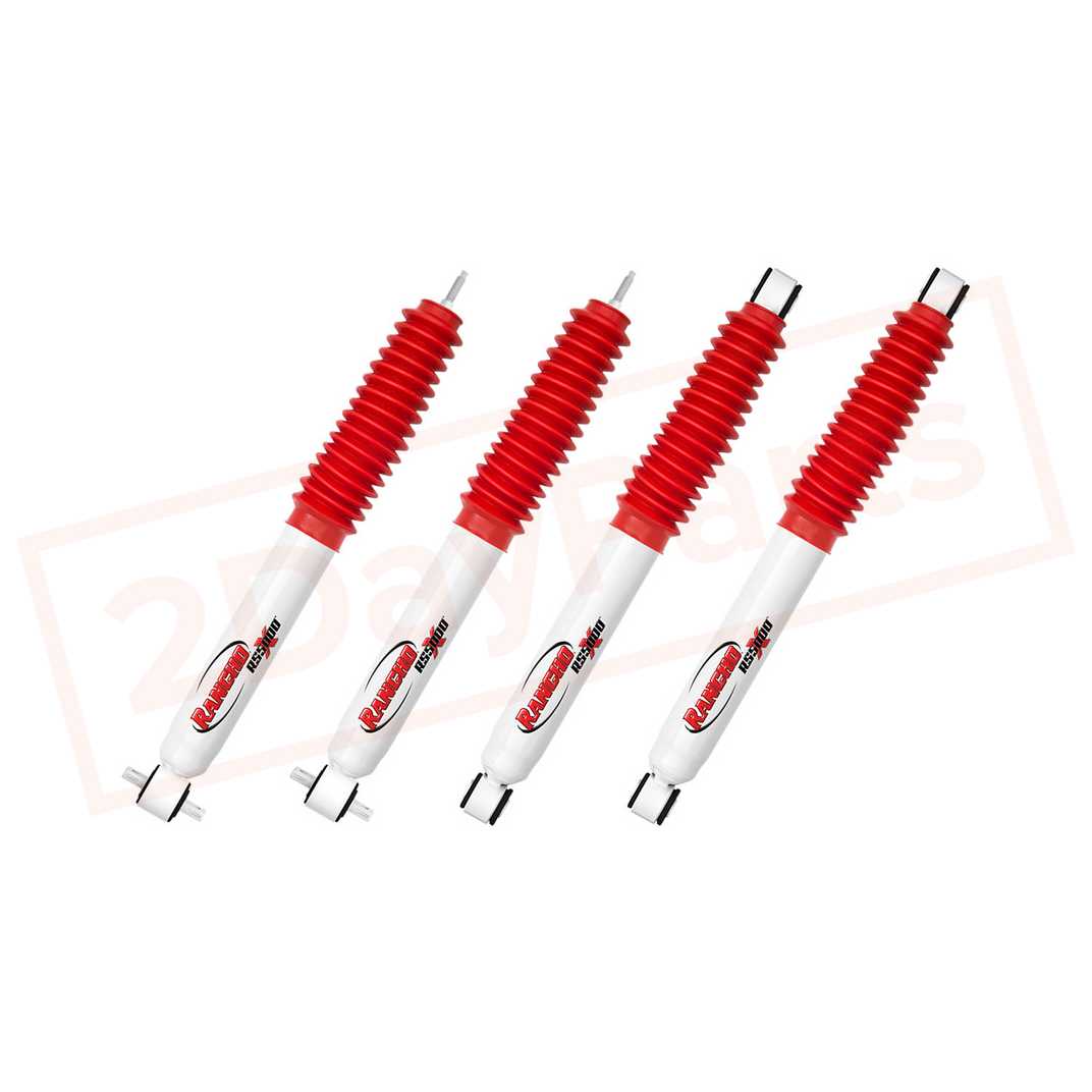 Image Kit of 4 Rancho Front & Rear RS5000X Gas Shocks for Dodge Ram 1500 2WD 02-08 part in Shocks & Struts category