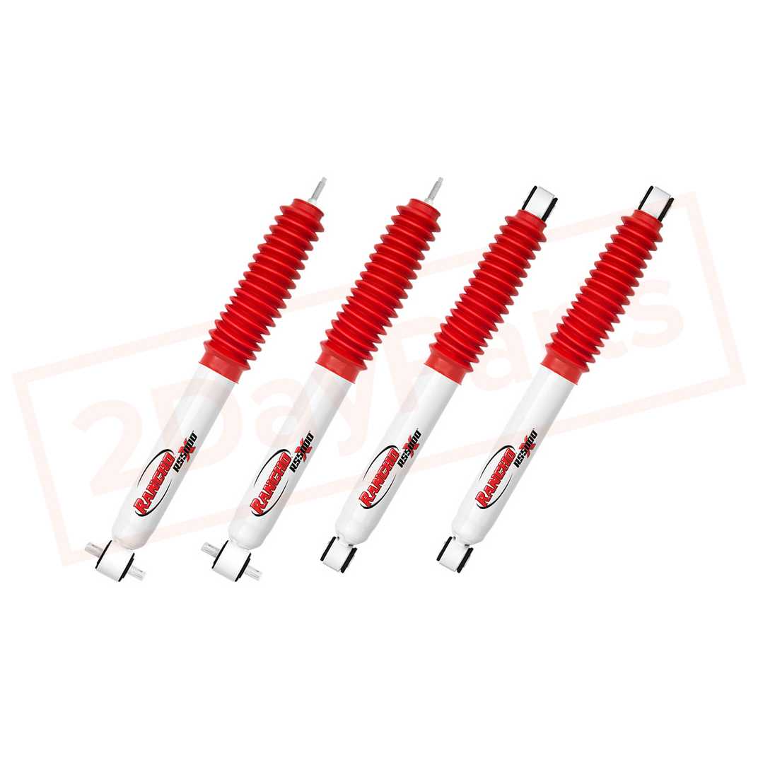 Image Kit of 4 Rancho Front & Rear RS5000X Gas Shocks for Dodge Ram 3500 2WD 03-12 part in Shocks & Struts category