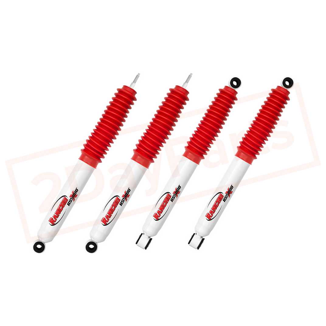 Image Kit of 4 Rancho Front & Rear RS5000X Gas Shocks for Ford Ranger 4WD 83-97 part in Shocks & Struts category
