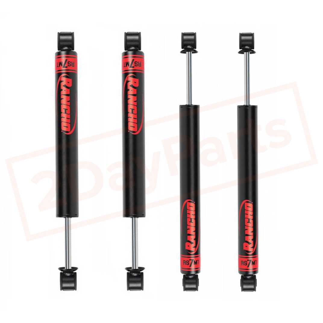 Image Kit of 4 Rancho Front & Rear RS7MT shocks for Ford F-250 Super Duty 99-04 4WD part in Shocks & Struts category