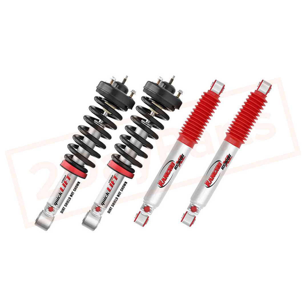 Image Kit of 4 Rancho Front & Rear Strut & RS9000XL shocks for Ford F-150 2004-2008 4WD part in Shocks & Struts category