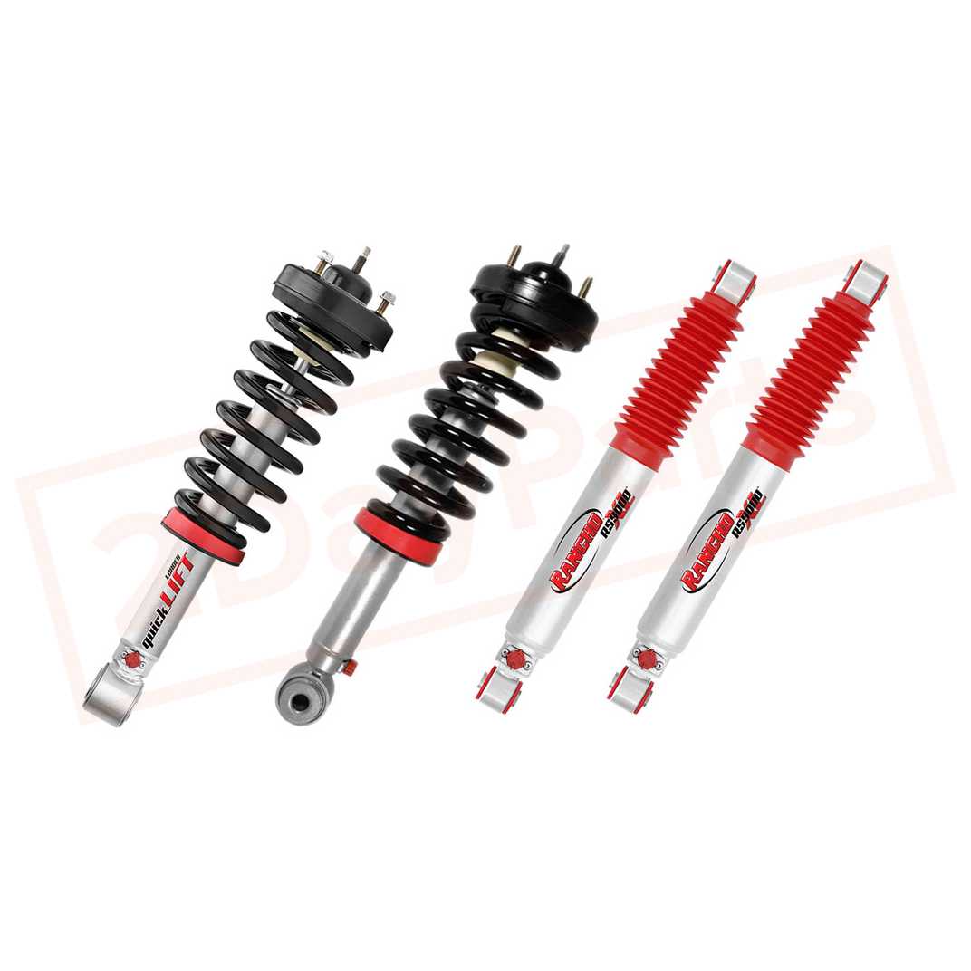 Image Kit of 4 Rancho Front & Rear Strut & RS9000XL shocks for Ford F-150 2009-13 4WD part in Coilovers category