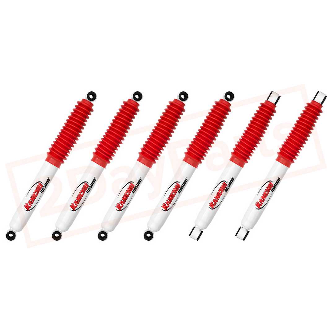 Image Kit of 6 Rancho Front RS5000X Gas shocks for 81-91 GMC Jimmy 4WD part in Shocks & Struts category