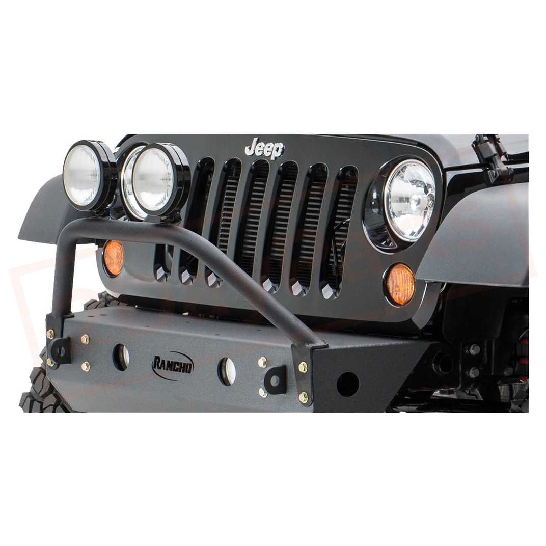 Image Rancho Driving/ Fog Light Mounting Bar for 2007-2017 Jeep Wrangler part in Grilles category
