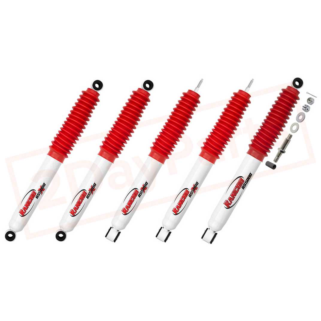 Image Rancho RS5000X Shocks & Stabilizer for Jeep Wrangler 4WD Yj 87-95 part in Shocks & Struts category