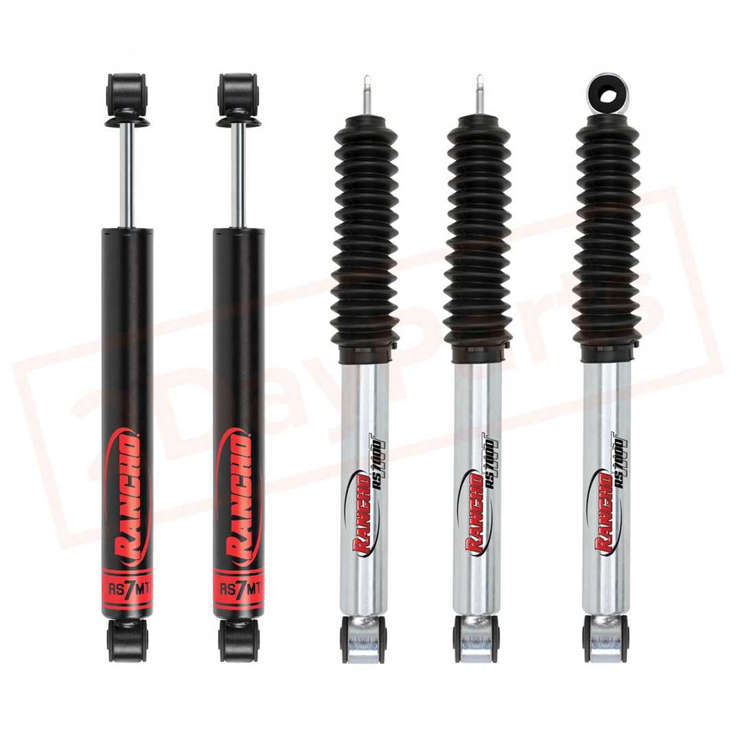 Image Rancho RS7MT Shocks & Stabilizer for Jeep Wrangler 4WD Yj 87-95 part in Shocks & Struts category