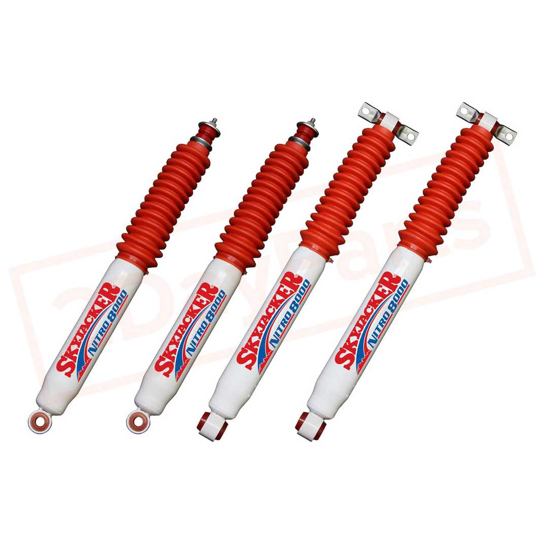 Image 86-96 Dodge Dakota 4WD 2-4" Front, 1-2" Rear Lift Skyjacker Nitro Shocks part in Shocks & Struts category