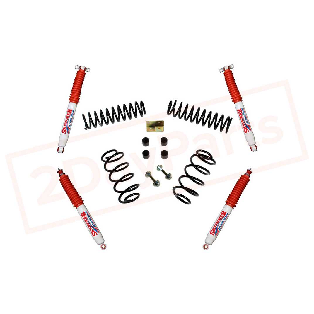 Image Skyjacker 2.5 in Suspension Lift Kit w/Hydro Shocks SKY-TJ25BPH part in Lift Kits & Parts category