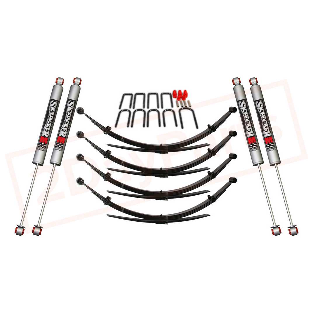 Image Skyjacker 2.5 in. Suspension Lift System + M95 Performance Shocks SKY-C225AKSS-M part in Lift Kits & Parts category
