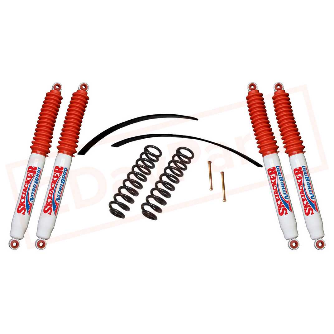 Image Skyjacker 2.5" Suspension Lift System with Nitro Shocks for Dodge W250 1989-1991 part in Lift Kits & Parts category