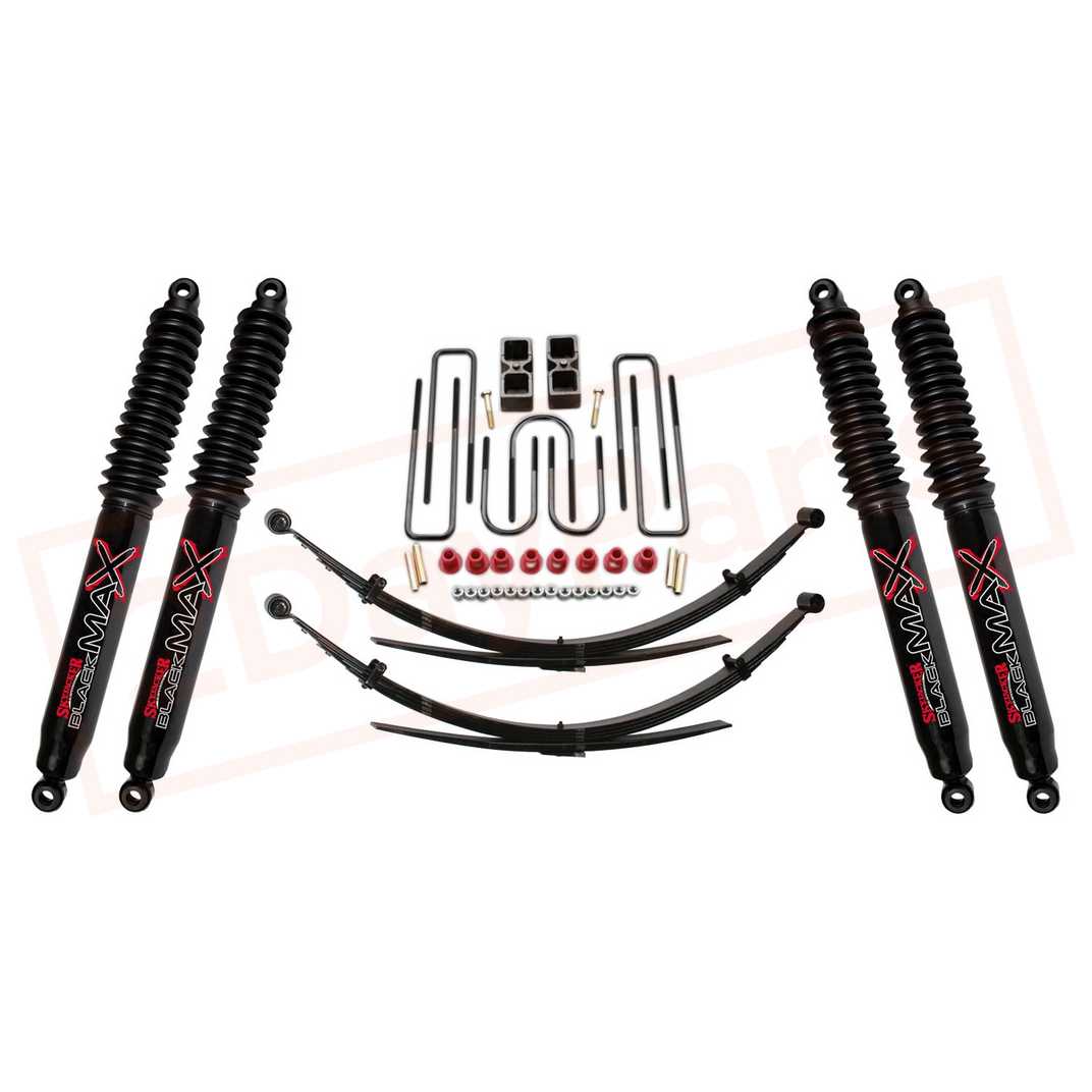 Image Skyjacker 3-4" Suspension Lift Kit with Black MAX Shocks for Ford F-350 86-97 part in Lift Kits & Parts category