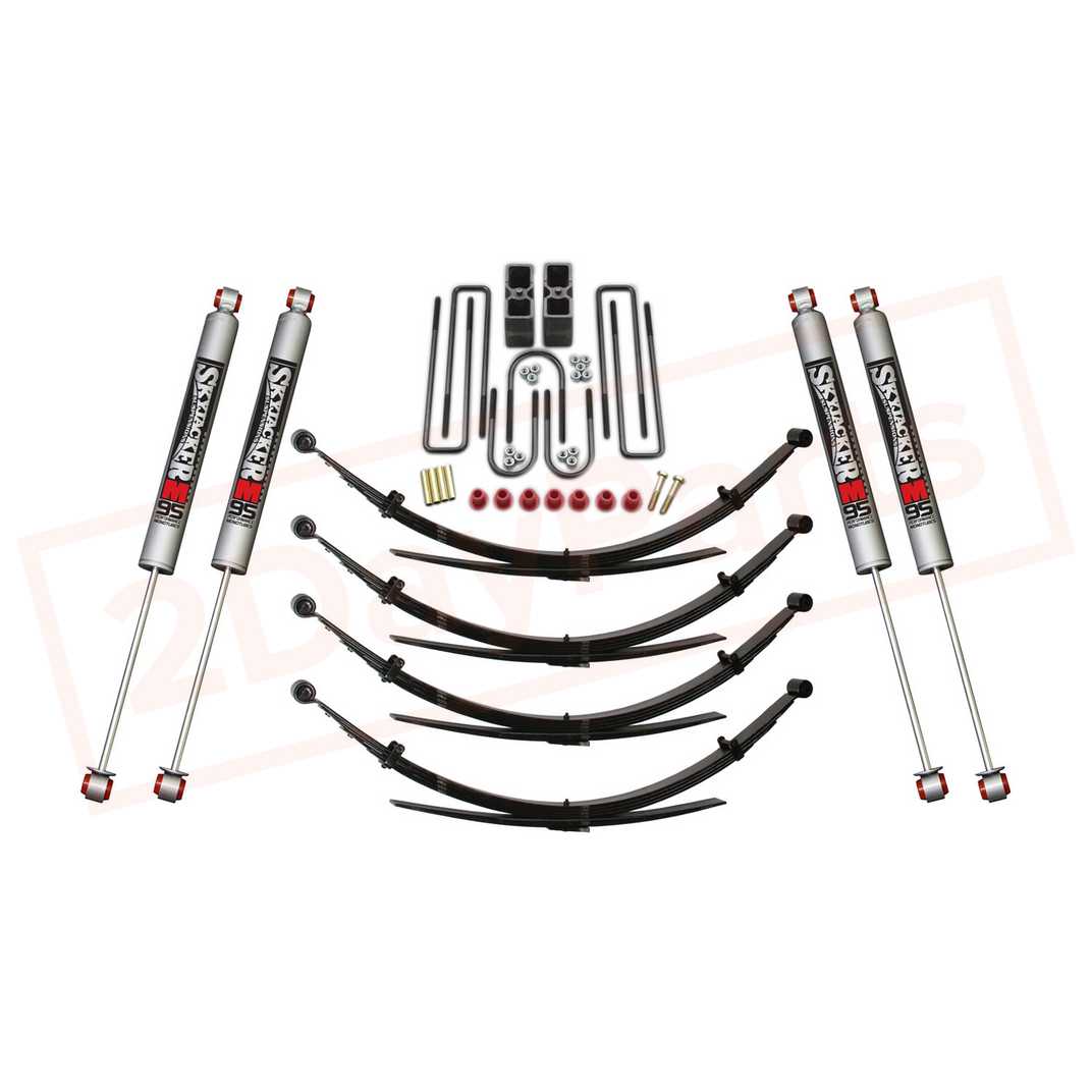 Image Skyjacker 3.5-4" Suspension Lift System + M95 Shocks for Jeep Cherokee 1974-1991 part in Lift Kits & Parts category