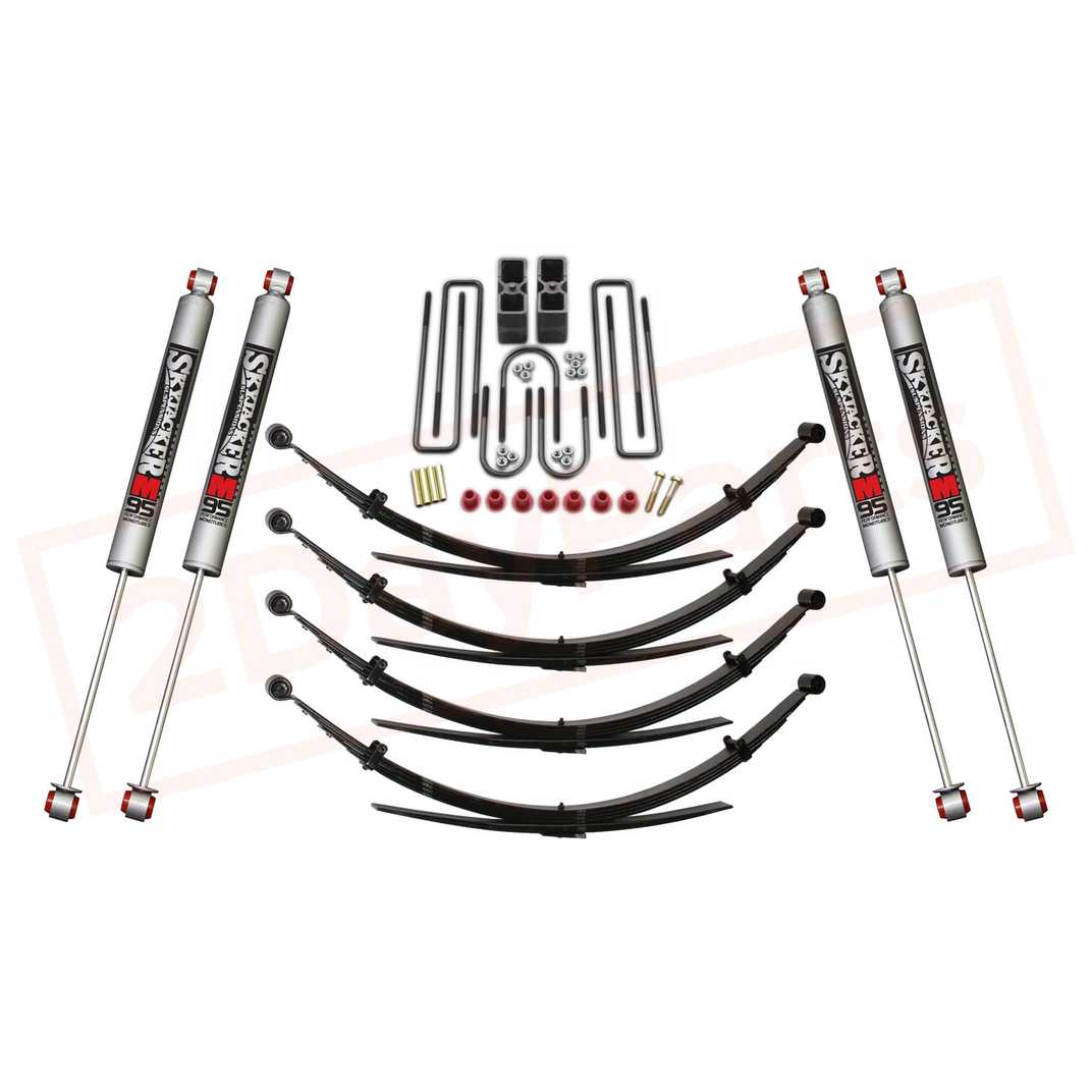 Image Skyjacker 3.5-4" Suspension Lift System + M95 Shocks for Jeep Cherokee 1976-1983 part in Lift Kits & Parts category