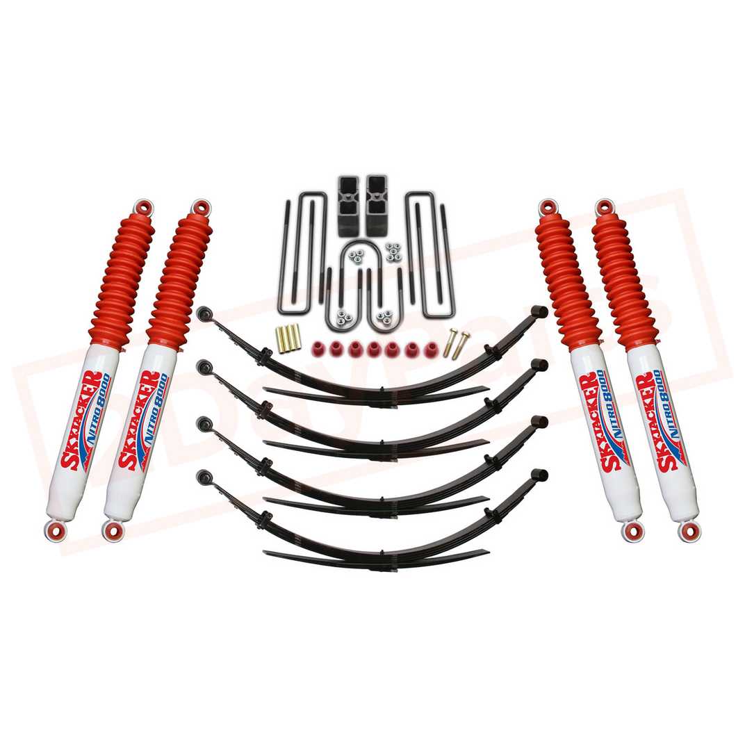 Image Skyjacker 3.5-4" Suspension Lift System + Shocks for Jeep Grand Wagoneer 1984-91 part in Lift Kits & Parts category