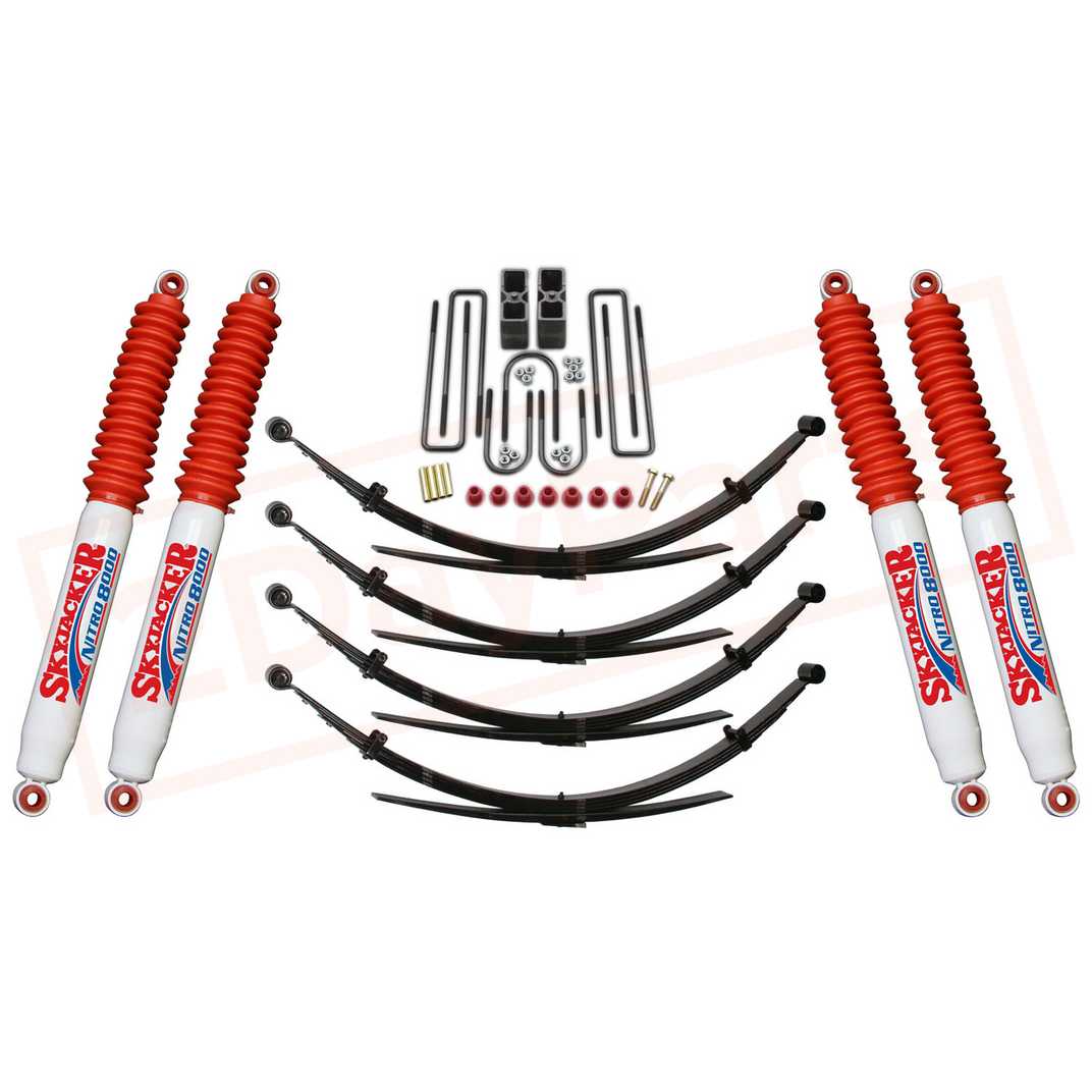 Image Skyjacker 3.5-4" Suspension Lift System with Nitro Shocks for Jeep J10 1974-88 part in Lift Kits & Parts category