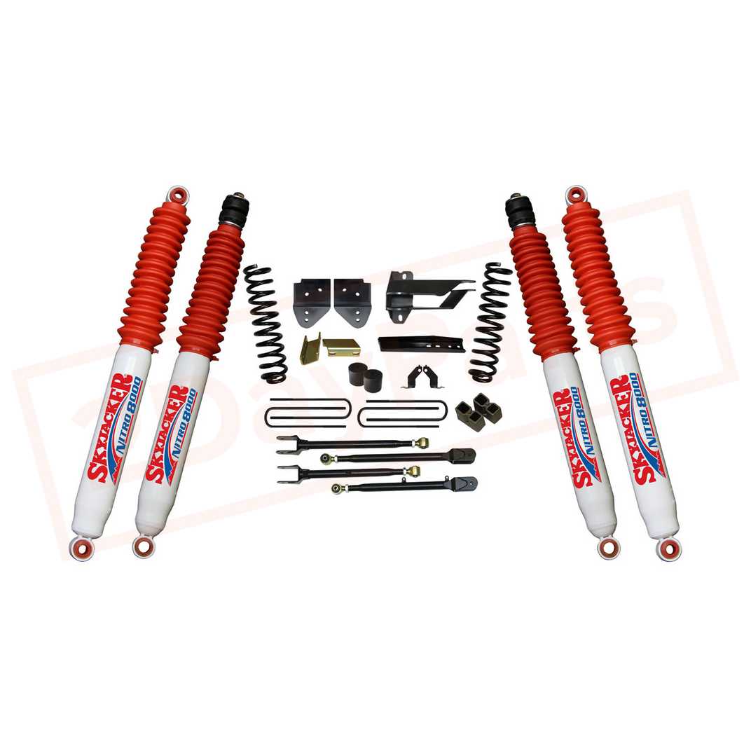 Image Skyjacker 4 in. Suspension Lift+ 4-Link Conversion & Nitro Shocks SKY-F174524K-N part in Lift Kits & Parts category