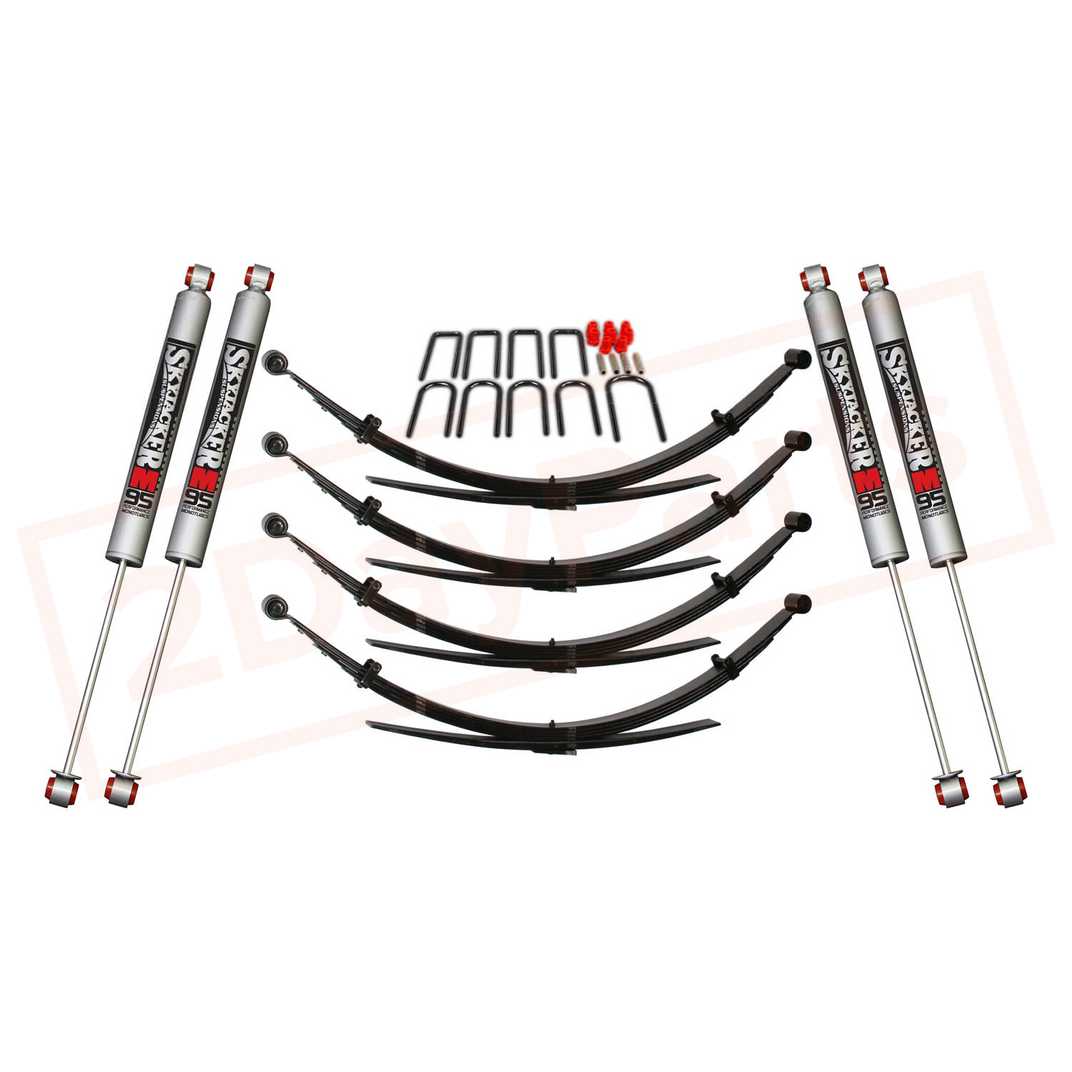 Image Skyjacker 4" Suspension Lift System+ M95 Shocks for Chevrolet K Suburban 69-72 part in Lift Kits & Parts category