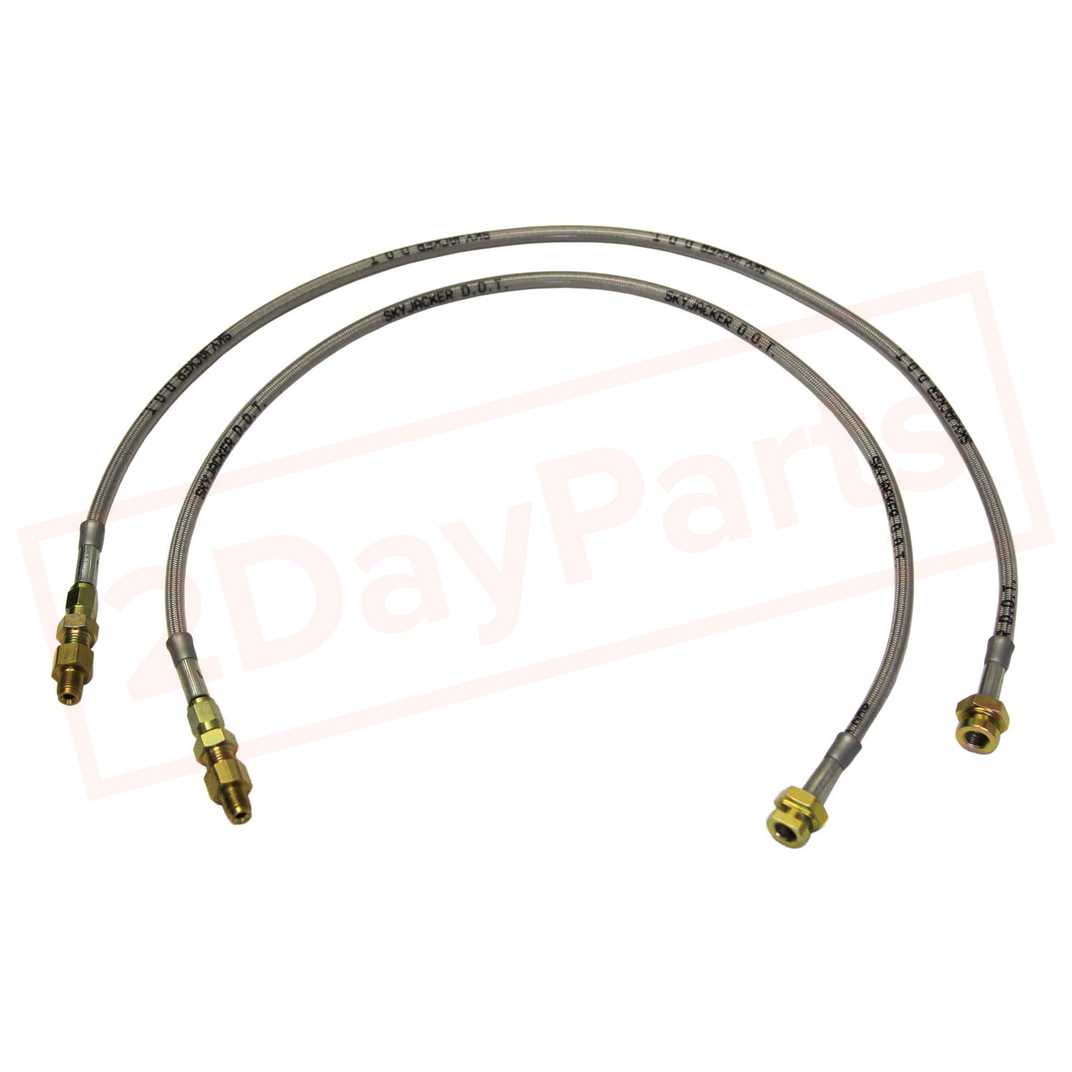 Image Skyjacker Stainless Steel Brake Line Front for Chevrolet Blazer 1969 4WD part in Brake Hoses category