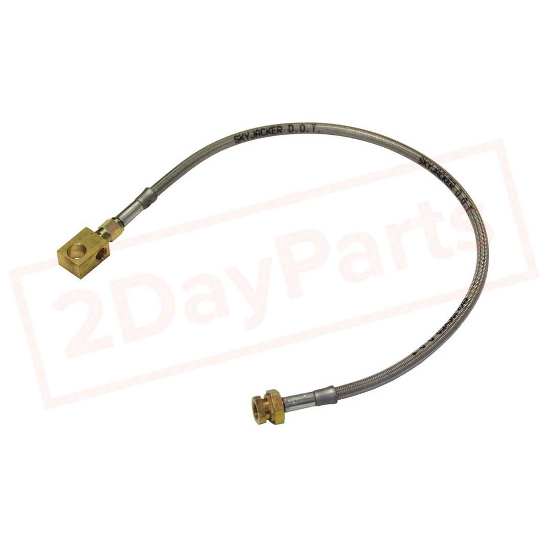 Image Skyjacker Stainless Steel Brake Line Front for Dodge Ramcharger 4WD 1982-1993 part in Brake Hoses category