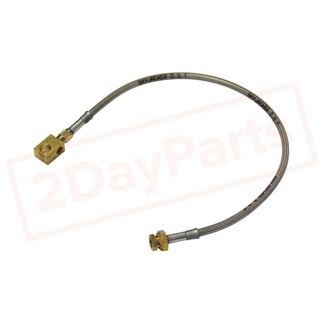 Image Skyjacker Stainless Steel Brake Line Front for Dodge W100 4WD 1986-1989 part in Brake Hoses category