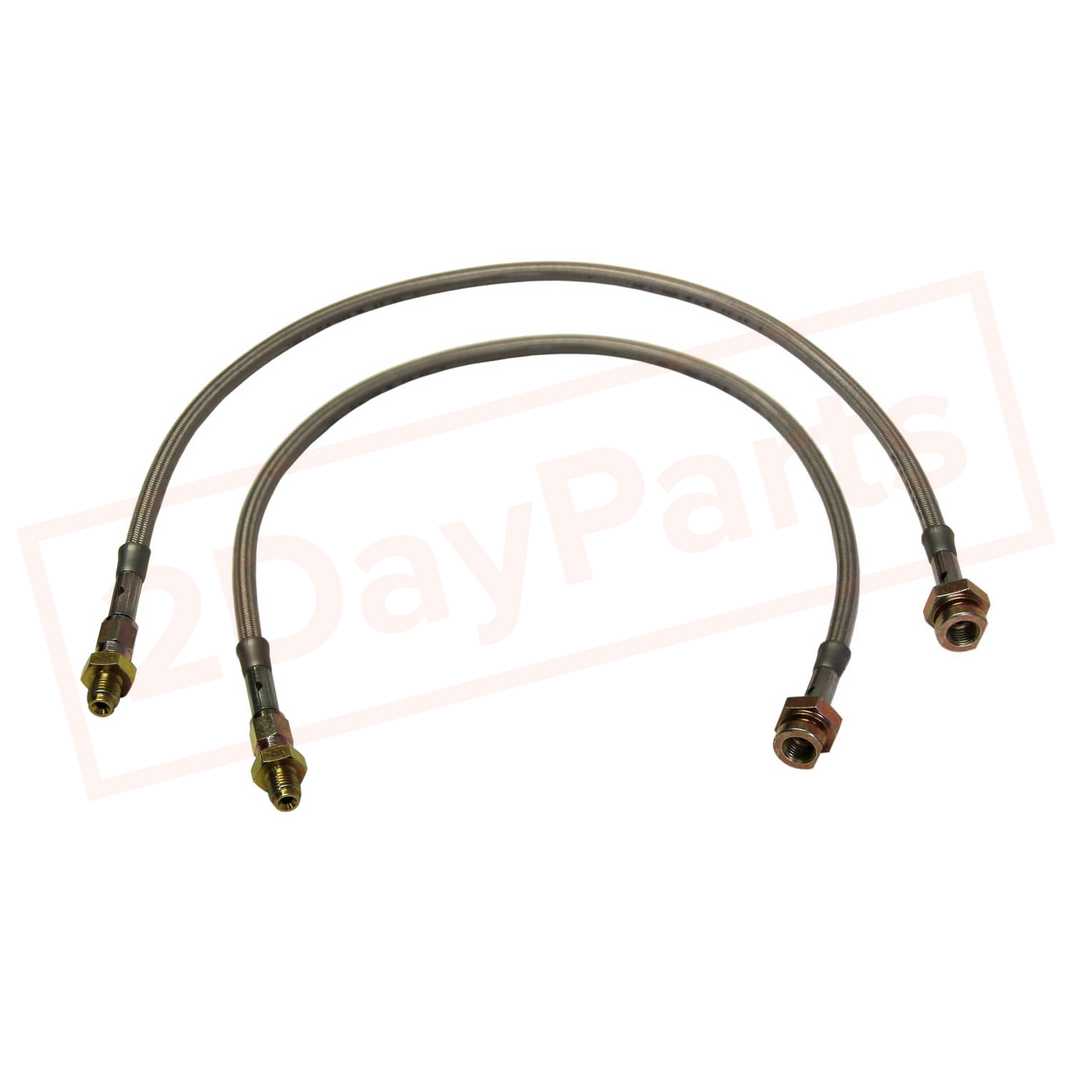 Image Skyjacker Stainless Steel Brake Line Front for Jeep CJ5 1976-1981 4WD part in Brake Hoses category