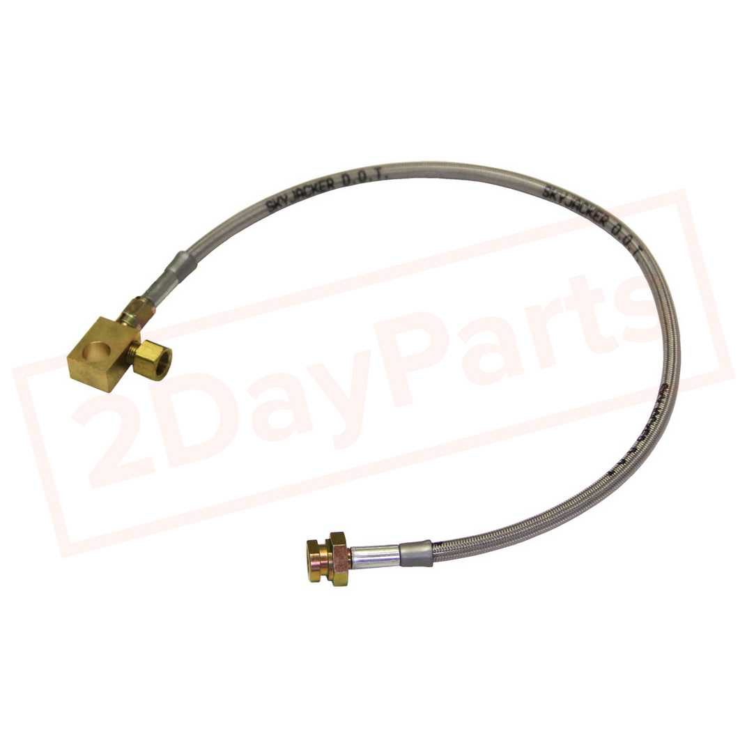 Image Skyjacker Stainless Steel Brake Line Rear for 1967-1973 Jeep CJ5 4WD part in Brake Hoses category