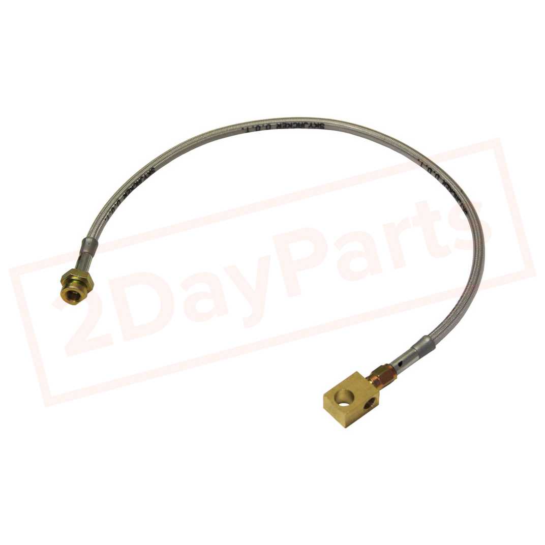 Image Skyjacker Stainless Steel Brake Line Rear for 1987-1995 Jeep Wrangler 4WD part in Brake Hoses category