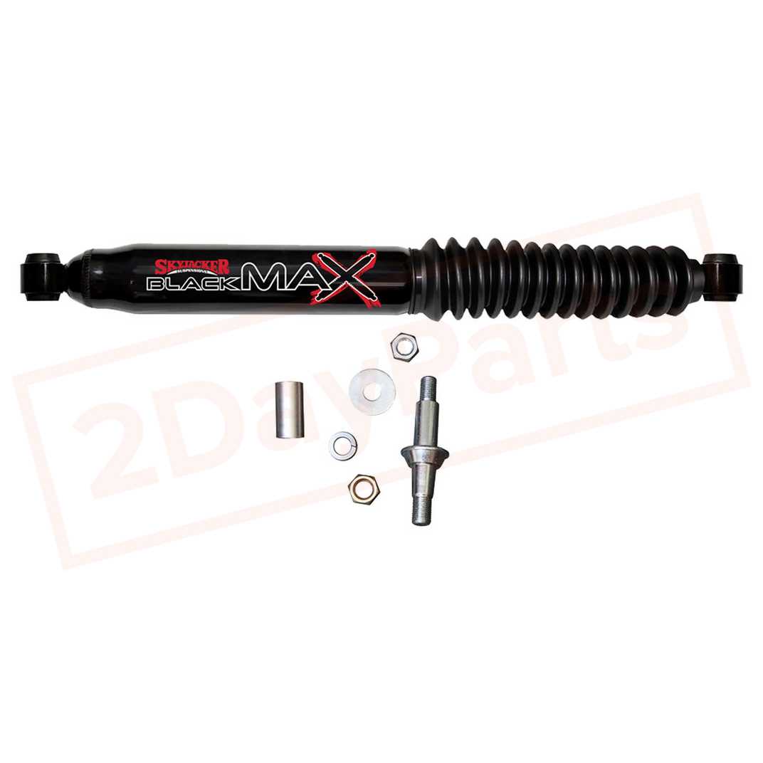 Image Skyjacker Steering Stabilizer Black Max for 2000-06 GMC Yukon 4WD part in Tie Rod Linkages category