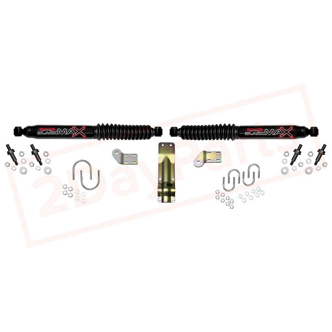 Image Skyjacker Steering Stabilizer Dual Kit for Ford F-250 Super Duty 2005-16 4WD part in Tie Rod Linkages category